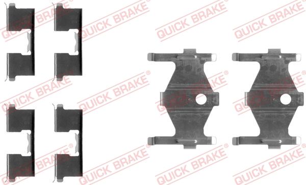 QUICK BRAKE Piederumu komplekts, Disku bremžu uzlikas 109-1185